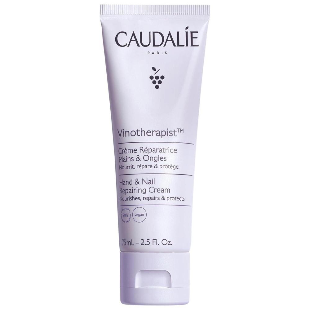 imageCaudalie Vinotherapist Hand and Nail Cream with Shea Butter and Grapeseed Oil Vegan and Dermatologically Tested  75 mL