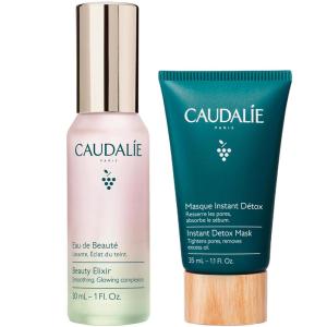 Caudalie Beauty Elixir Face Mist and Instant Detox Mask Travel-Sized Duo