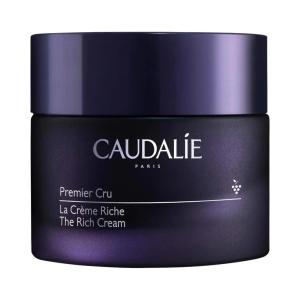 Caudalie Premier Cru The Rich Cream, Skin Barrier Repairing Rich Moisturizer with Ceramides, Refillable – 50 mL(Refillable Jar – 50 mL)