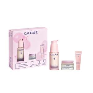 Caudalie Resveratrol-Lift Instant Firming Retinol Alternative Serum, Refillable – 30 mL(30 mL Serum + 2 Travel-Size Products)