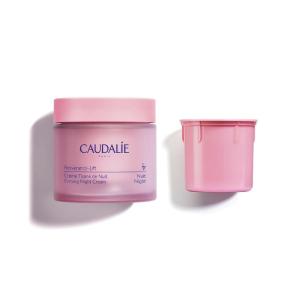 Caudalie Resveratrol-Lift Retinol Alternative Firming Night Cream Moisturizer and Refill – 50 mL Cream and 50 mL Refill Pod