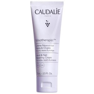Caudalie Vinotherapist Hand and Nail Cream with Shea Butter and Grapeseed Oil, Vegan and Dermatologically Tested – 75 mL